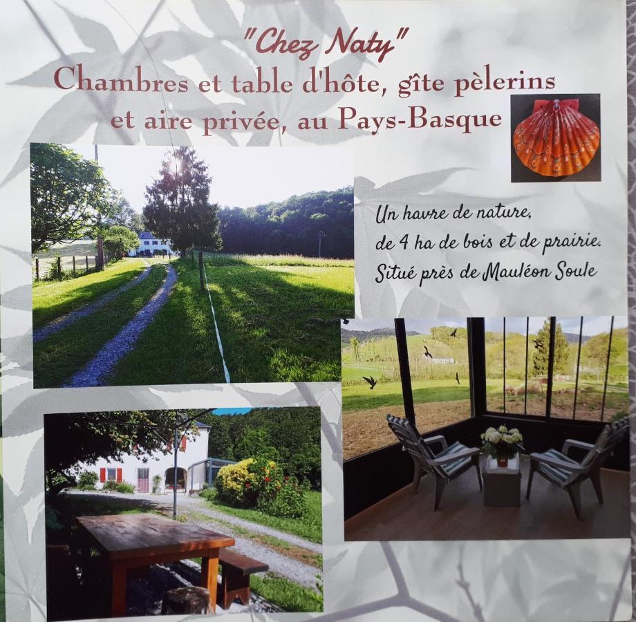 "Chez Naty" Chambres D'Hotes Au Pays-Basque Cheraute ภายนอก รูปภาพ